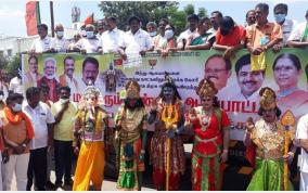 vp-duraisamy-speech-in-bjp-protest