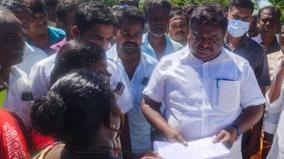 minister-ss-sivasankar-villagers-petition-to-change-avin-milk-agent