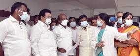 health-minister-inspects-thiruvallur-govt-hospital