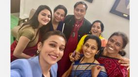 sorry-some-are-offended-shashi-tharoor-on-tweet-of-pic-with-women-mps