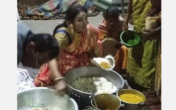 west-bengal-woman-distributing-leftover-food-from-brothers-wedding-to-needy-wins-hearts