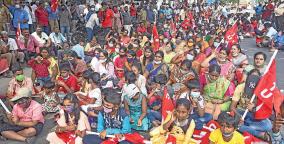 transport-staff-protest-with-family