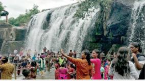 permission-to-bathe-in-tirprappu-falls-after-8-months-tourist-delight