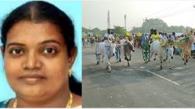 kattabommans-birthday-minister-gita-jeevan-flagged-off-the-cow-cart-competition
