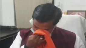 bjp-loses-policy-integrity-mathura-bjp-senior-leader-sheds-tears-after-leaving-party