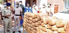 50-lakh-cannabis-seized-for-smuggling-to-sri-lanka