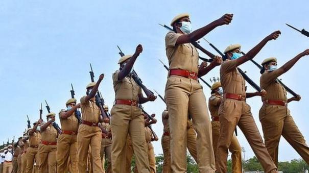காவலர் பணிக்கான எழுத்துத் தேர்விலும் தமிழ் தகுதித் தேர்வு கட்டாயம்:  தமிழ்நாடு சீருடைப் பணியாளர் தேர்வாணையம் | Tamil Qualification Examination  Compulsory in ...