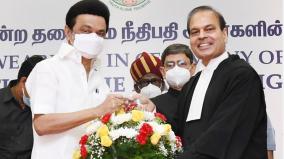 chief-minister-stalin-personally-congratulated-muneeswar-nath-bandari-on-his-swearing-as-appointed-the-chief-justice-of-the-chennai-high-court