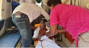 elderly-man-fainted-at-polling-station-near-jayankondam-108-ambulance-sent-to-hospital