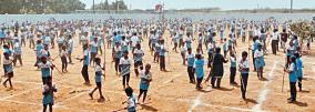 1-100-students-play-cricket-for-world-record-in-thoothukudi