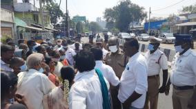 dmk-member-elected-to-the-post-of-puliyur-mayor-commu-party-turmoil-as-the-post-allotted-to-them-was-snatched-away