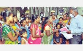 ranipet-30-family-needed-own-house-tribal-people-request-on-grievance-meeting