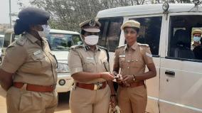 driving-licenses-for-12-female-women-police-in-thanjavur