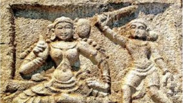 Female sacrificial hero stone found on krishnagiri