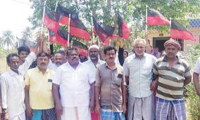 tenkasi-farmers-four-way-against-protest