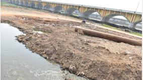 the-kallazhagar-landing-in-vaigai-river-mixes-the-sewage-water-will-the-corporation-take-action-before-the-chithrai-festival