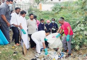 no-plastic-waste-scheme-in-ranipet-started-minister-gandhi-3-5-ton-plastic-waste-collecting-in-one-day