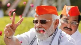 bjp-introduces-saffron-cap-for-gujarat-election