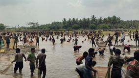 fishing-festival-in-maniyakkaranpatti-village-observed-to-show-the-strength-of-unity
