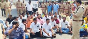 vck-persons-car-glass-broken-issue-pmk-persons-2-arrested