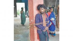 village-people-caught-the-theft-attempted-north-indian-person-on-virudhachalam
