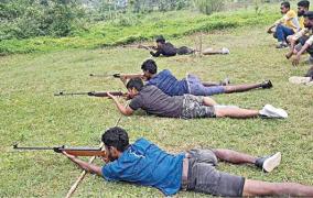 bajrang-dal-gives-weapons-training-for-volunteers-in-karnataka