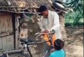 father-and-son-s-priceless-reactions-after-buying-second-hand-bicycle