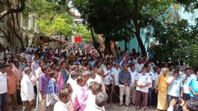 employees-started-strike-against-puducherry-electricity-privatization