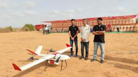 first-time-in-country-indian-postal-service-delivers-parcels-by-drone-gujarat