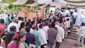 tiruvannamalai-people-waited-at-2-and-half-hour-to-district-collector-for-give-the-petition