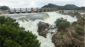 release-of-1-33-000-cubic-feet-of-water-from-mettur-dam-cauvery-floods-police-vigil-on-banks