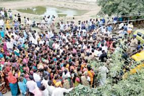 removal-of-encroachments-on-18-acres-on-madurapakkam-village-near-tambaram-26-protestors-arrested