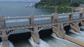 release-of-1-20-lakh-cubic-feet-of-water-from-mettur-dam