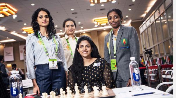 செஸ் ஒலிம்பியாட் 2022 | பத்தகம் வென்று இந்திய மகளிர் ‘ஏ’ அணி சாதனை; இந்திய ‘பி’ அணிக்கும் வெண்கலம் | Chess Olympiad Bronze was won by India Women India B team
