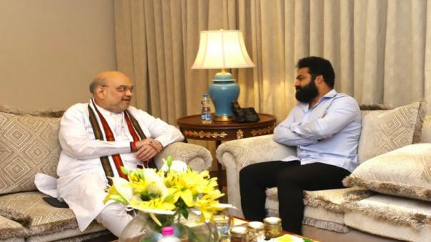 Actor Jr. NTR Tells Amit Shah That He Does Not Want To Enter Politics Now.  Scheme