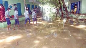 rainwater-that-accumulates-in-schools-during-the-rainy-season