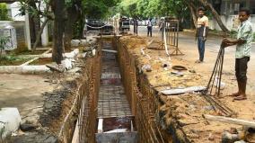 construction-of-rain-water-drains