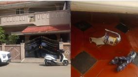petrol-bomb-hurled-at-the-house-where-tirupur-bjp-in-charge-was-staying-police-investigation