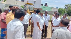 tirupur-after-14-years-the-construction-work-has-restarted-due-to-the-initiative-of-the-deputy-mayor