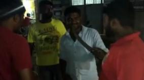 birthday-celebration-for-cutting-cake-with-belt-knife-on-road-in-kovai-four-youths-arrested