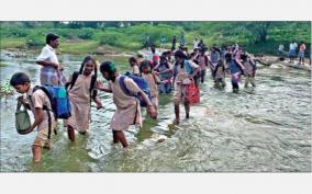 students-walking-8-km-to-school-villagers-on-distress-near-veppanapalli