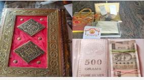 karnataka-minister-gave-gold-silver-money-and-crackers-as-diwali-gifts-to-councillors