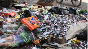 276-tons-of-firecracker-waste-collected-in-chennai