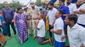 the-prisoners-in-kalapattu-central-jail-fell-at-the-feet-of-the-governor-and-demanded-their-release