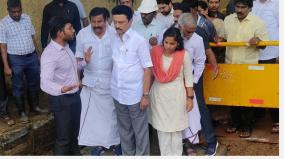 chief-minister-mk-stalin-inspects-storm-water-drain-work-in-chennai