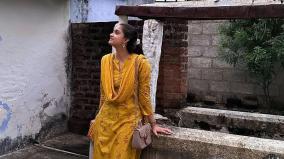keerthysuresh-visit-her-ancestral-house-and-temples-photos-gone-viral