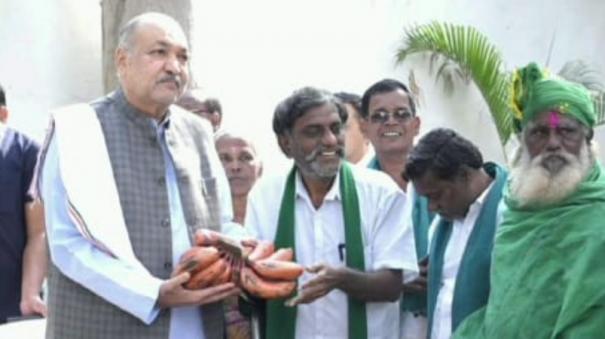 Delta farmers meet Chhattisgarh Chief Minister