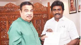 new-roads-for-salem-constituency-partipan-mp-demands-union-minister-gadkari