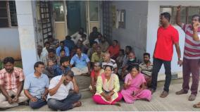 puducherry-delays-protest-against-scarcity-ponlait-milk-sales-stoppage-by-agents-protest