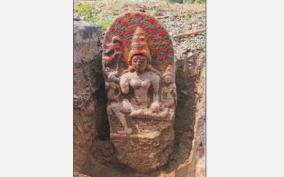 discovery-of-12th-century-mootha-devi-sculpture-at-brahmadesam-village-near-villupuram